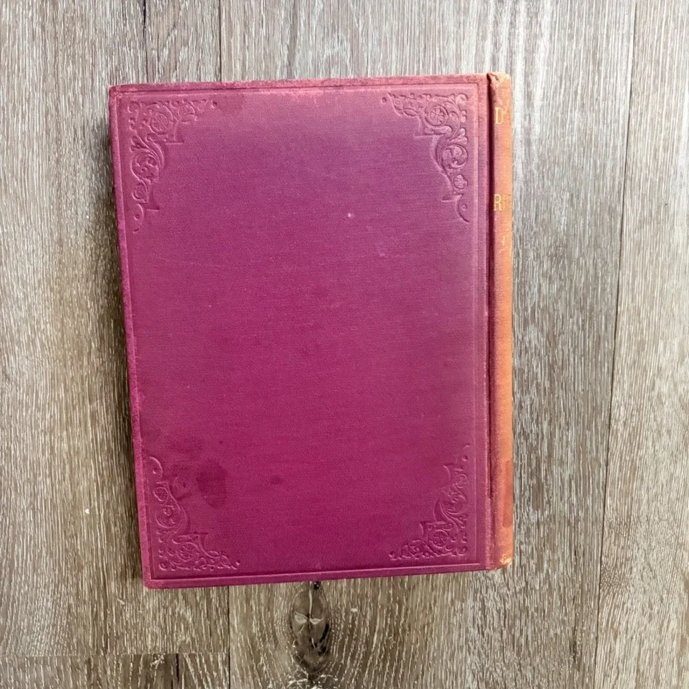 D'Aubigne's History of the Reformation Antique Hardcover Burgundy Gold Gilt Book